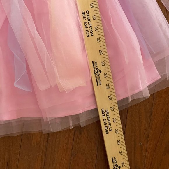New Gymboree Girls Unicorn Tulle Dress Costume and Wings Size 10 - Picture 11 of 15